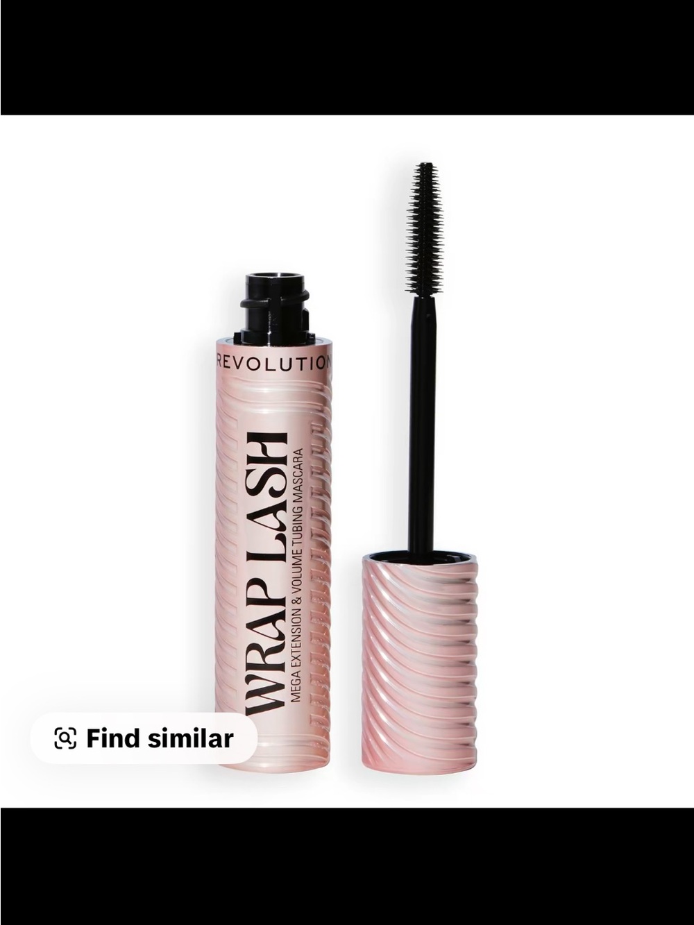 Revolution Wraplash Mascara in Pale Pink Tube